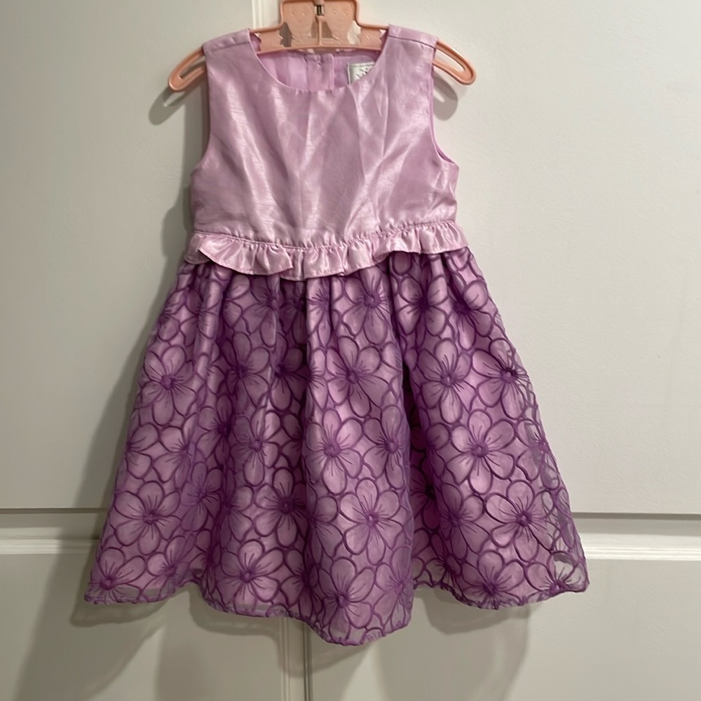 Adorable 3T Dress Lavender floral Dressed Up by Gymboree